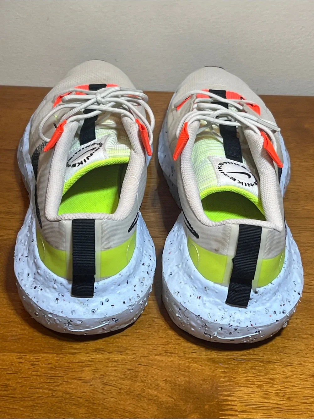 Nike Men’s crater Impact sneakers Light Bone/Black/Stone  Crimson Size 11.5